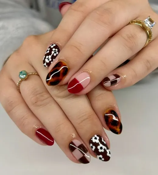 Warm Mixed Prints